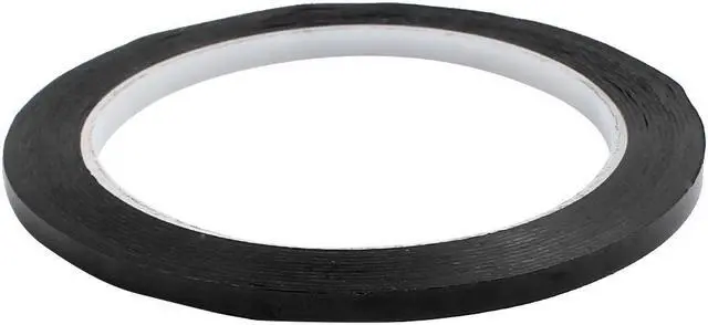 Alt view image 2 of 2 - 5mm X 66m  Desktop Positioning Mark No-trace Warning Tape Black