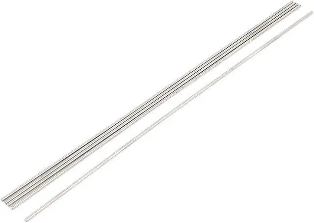 Main image of 5 Pcs 2mm Dia 250mm Length Stainless Steel Round Rod Bar for DIY RC Airplane