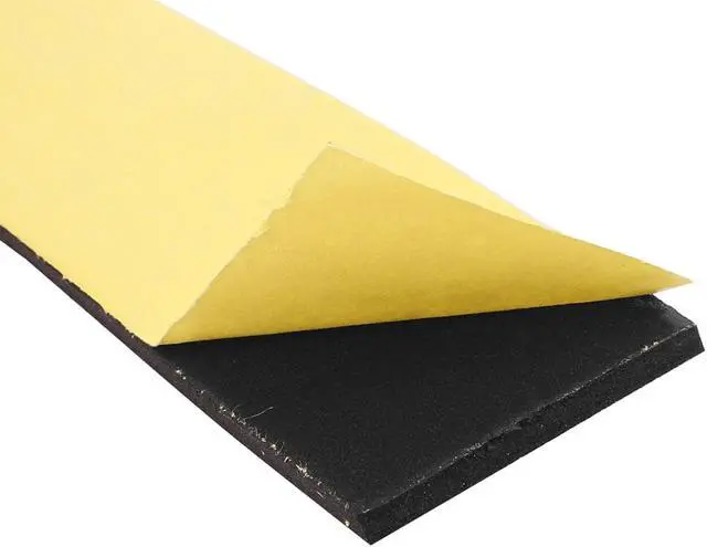 Alt view image 4 of 4 - Unique Bargains 2 Pcs 45mmx4mm Single Sided Sponge Tape Adhesive Sticker Foam Glue Strip 10Ft