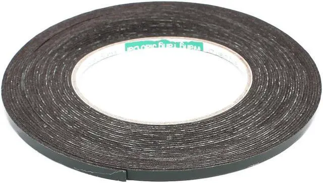 Alt view image 2 of 3 - 1pcs 5mm x 1mm Self Adhesive Shock Resistant Anti-noise Foam Tape 10M Length