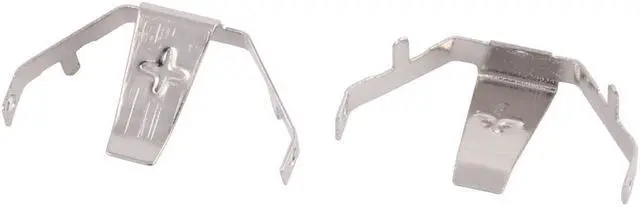 Alt view image 2 of 2 - 20Pcs Silver Tone Metal CR2032 DIP Button Coin Battery Plate Battery Clip