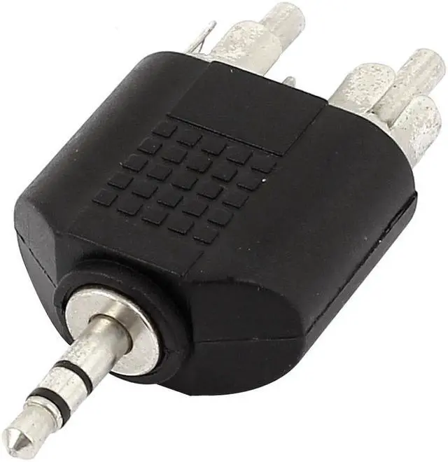 Main image of 3.5mm 1/8  Audio Stereo Male to Dual RCA Male Splitter Adapter