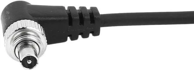 Alt view image 2 of 2 - 12" Black Coil M/M PC Plug Sync Cord Flash Cable for YONGNUO Digital Camera