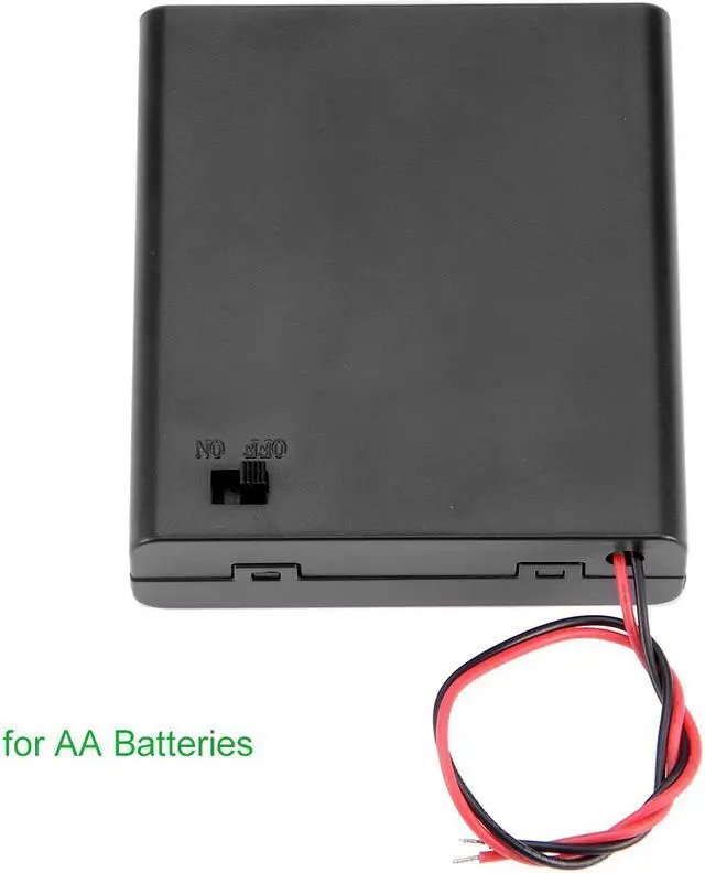 Alt view image 2 of 5 - Unique Bargains 10 Pcs 6V Battery Case Storage Box 4 x 1.5V AA Batteries ON/OFF Switch w Cover