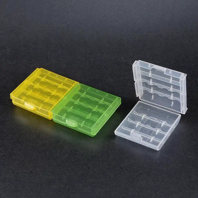 Alt view image 2 of 4 - Unique Bargains 3 Pcs Portable Battery Storage Case Protective Container for AAA/AA Batteries