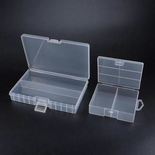 Alt view image 2 of 4 - Unique Bargains 2pcs Portable 24 AA Battery Storage Box, 48 AA Batteries Protective Container