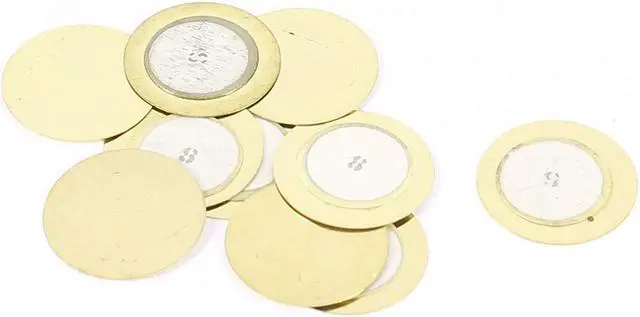 Main image of 10 Pcs 15mm Diameter Piezoelectric Copper Buzzer Film Gasket