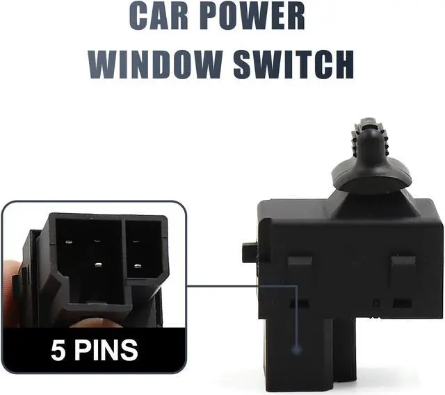 Alt view image 4 of 4 - Unique Bargains Passenger Side Electric Power Window Master Switch 56007695AB for 01-09 Dodge