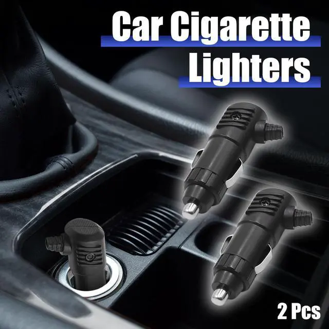 Alt view image 2 of 4 - 2pcs 12V 24V Car Cigarette Lighter Charger Socket Power Plug Outlet Adapter