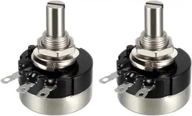 Main image of RV24YN20S 200K Ohm Variable Resistors Single Turn Rotary Carbon Film Potentiometer 2pcs