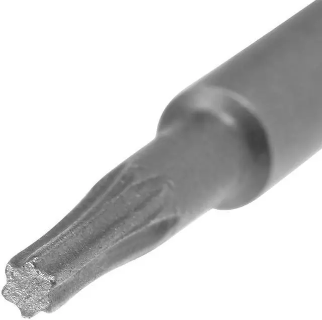 Alt view image 3 of 4 - 5pcs 50mm Long 1/4" Hex Shank T6 Magnetic Torx Head Screwdriver Bits S2 High Alloy Steel