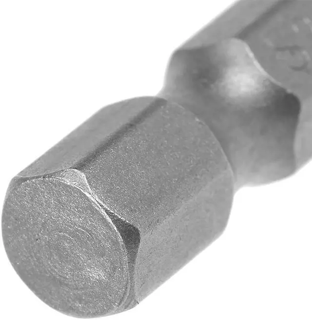 Alt view image 4 of 4 - 5pcs 50mm Long 1/4" Hex Shank T6 Magnetic Torx Head Screwdriver Bits S2 High Alloy Steel