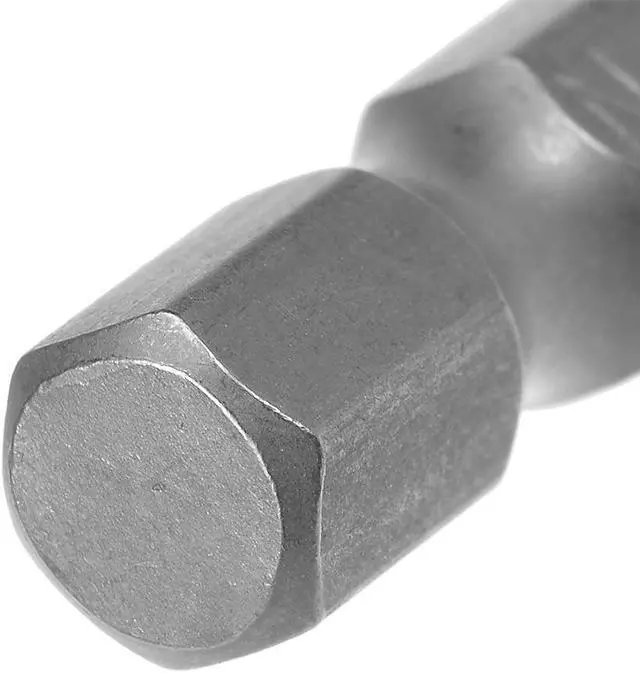 Alt view image 4 of 4 - 10pcs 50mm Long 1/4" Hex Shank T5 Magnetic Torx Head Screwdriver Bits S2 High Alloy Steel