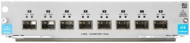 Alt view image 2 of 12 - HP 8 Ports 1G 10GbE SFP plus MACsec v3 zl2 Network Switches