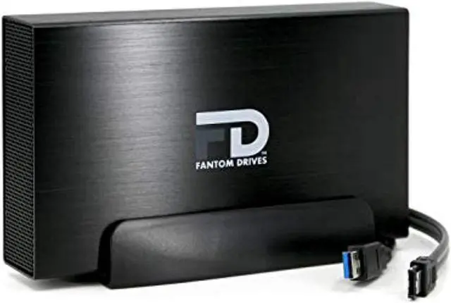 Main image of fantom drives 2tb dvr external hard drive expander - usb 3.0 & esata - supports directv, dish, motorola, arris and more - black