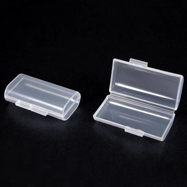 Alt view image 5 of 5 - Battery Storage Case Holder Transparent For 2 x AAA Battery Capacity