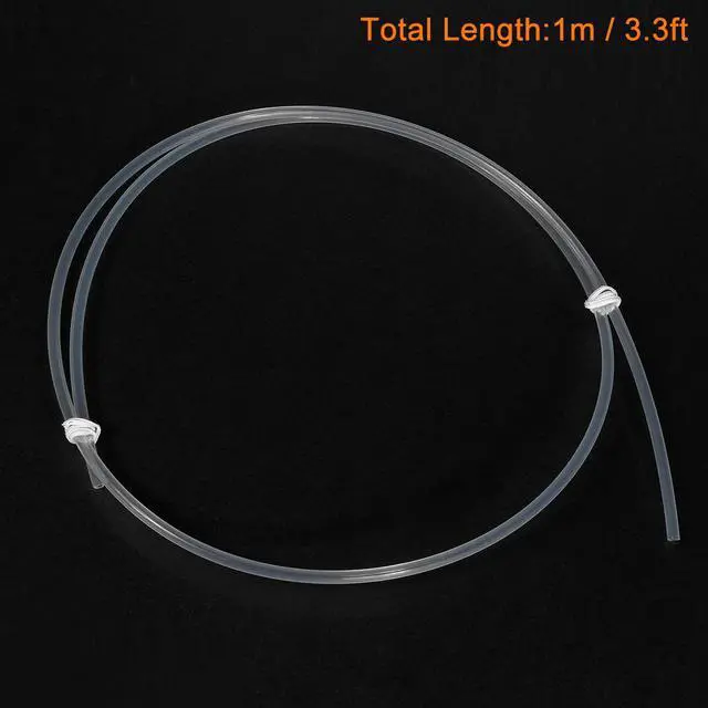 Main image of 3mm ID 4mm OD PTFE Tubing Tube Pipe 1 Meter 3.3ft Lengh For 3D Printer RepRap