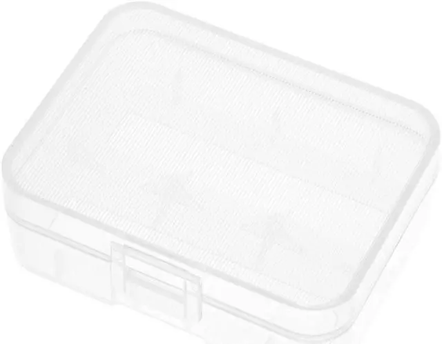 Main image of Battery Storage Case Holder Transparent For 2 x 18500 Battery Capacity