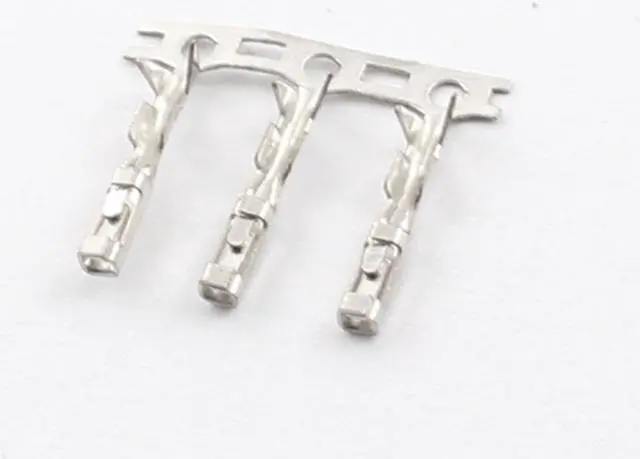 Alt view image 4 of 4 - Unique Bargains 300 Pcs Silver Tone Metal Jumper Wire Female Pin Connector