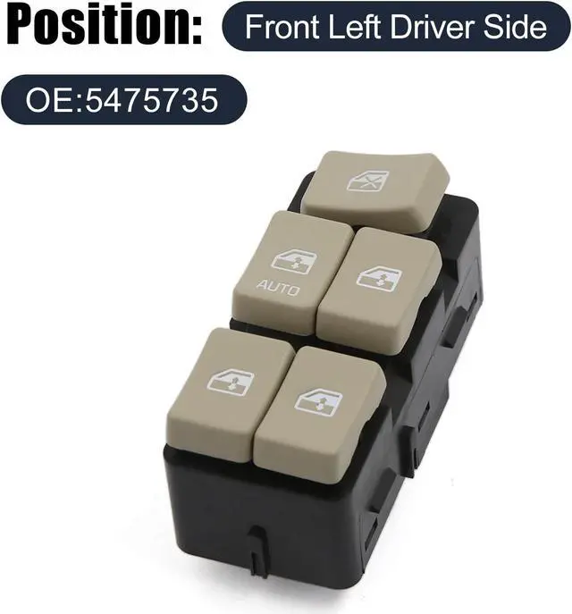 Alt view image 2 of 4 - Front Left Power Window Master Control Switch 5475735 for 02-07 Buick RENDEZVOUS
