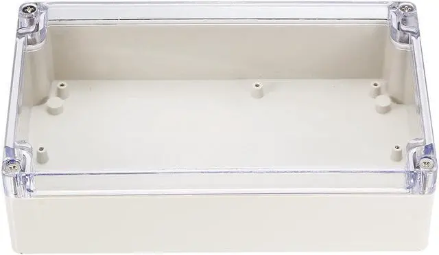 Alt view image 2 of 5 - 7.87"x4.72"x2.17"(200mmx120mmx55mm) ABS Junction Box Universal Project Enclosure w PC Transparent Cover