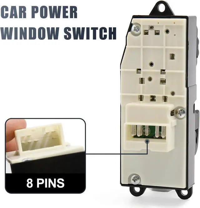 Alt view image 4 of 5 - Electric Power Window Master Control Switch AM-51010018 for 1998-2010 Toyota
