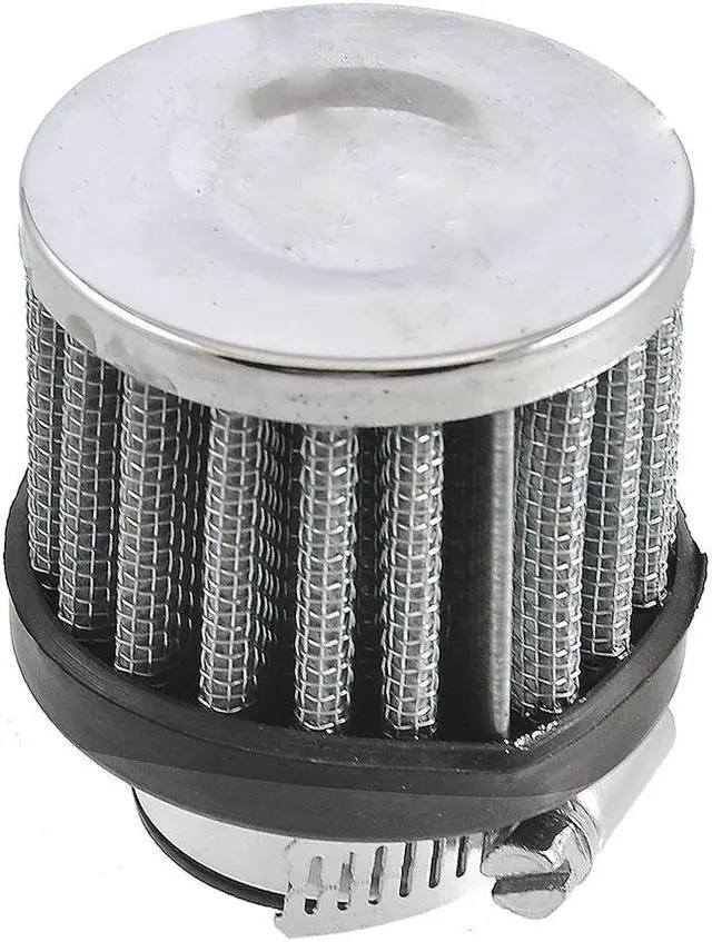 Main image of 18mm-25mm Hose Clamp Conical Mesh Car Truck Air Filter Silver Tone 25mm 1"