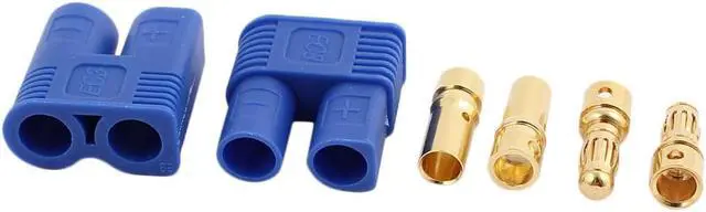 Alt view image 2 of 3 - 5 Pairs EC3 3mm Female Male Banana Connectors for RC ESC LIPO Battery Motor