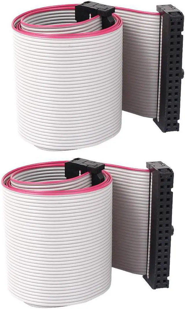 Main image of 2pcs 2.54mm 34-Pin Female to Female IDE PATA Extension Flat Ribbon Cable 50cm