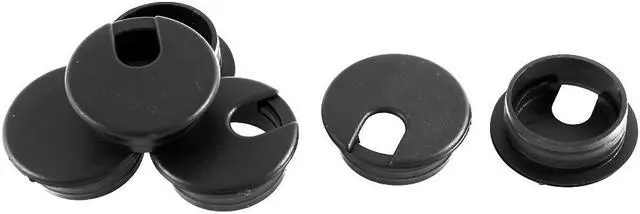 Main image of 35mm Computer Desk Grommet Table Cable Outlet Port Surface Wire Hole Cover 6 Pcs