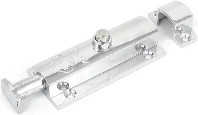 Alt view image 2 of 2 - 85mm Long Spring Push Button Door Gates Security Latch Sliding Lock Barrel Bolt