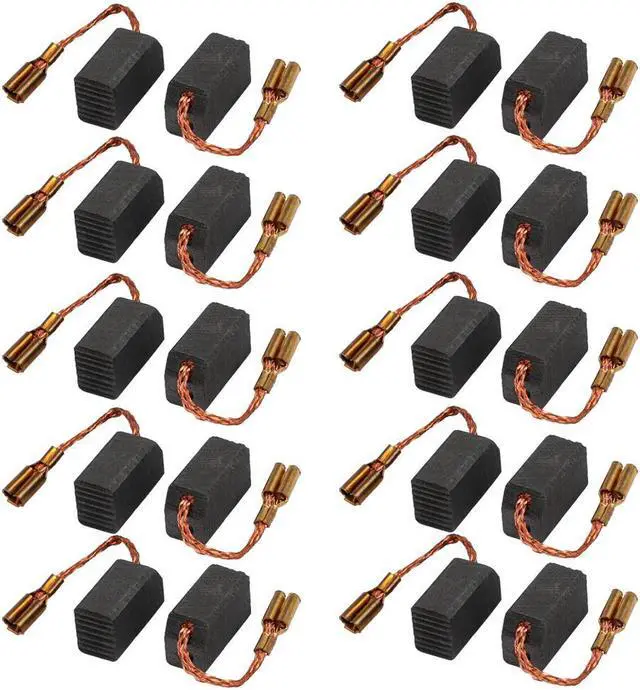 Main image of 10Pcs 13mmx8mmx6mm Carbon Brushes Power Tool for Electric Hammer Drill Motor
