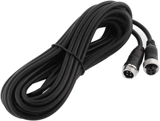 Main image of Car Bus Monitor Camera Male to Female 4 Pin Video Power Extension Cable 5M 16ft