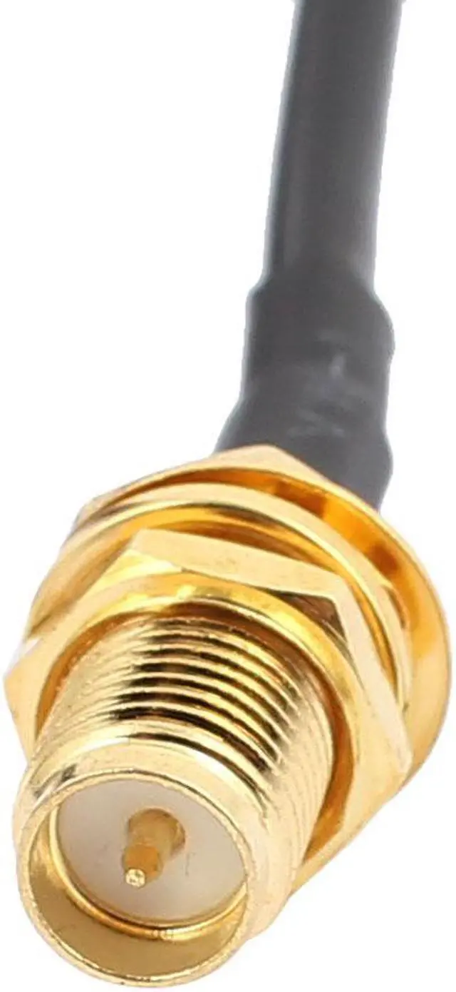 Alt view image 3 of 3 - 2Pcs 2m RG174 Antenna Extension RP-SMA Male to Female Connector Pigtail Cable