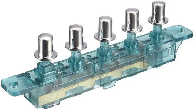 Main image of Unique Bargains MQ205 3-Interlock 1-Reset 1-Latching 5 Keys Switch 250VAC 4A for Kitchen Hood