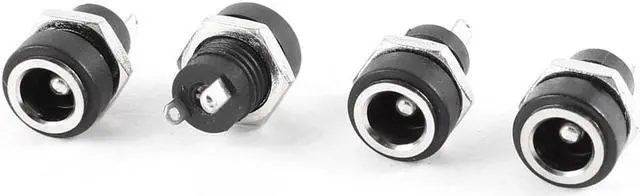 Main image of 5 Pcs PCB Mounting 2.5mm DC Jack Socket Connector Adapter