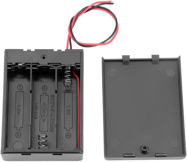 Alt view image 5 of 5 - 2 Pcs Wired ON/OFF Switch 3 x AA 4.5V Battery Holder Case w Cover