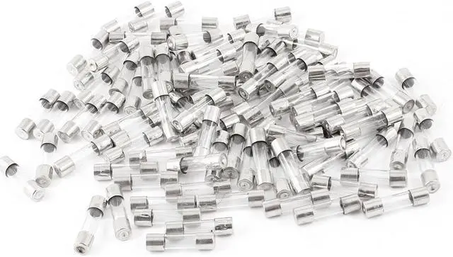 Main image of Unique Bargains 100 Pieces 1A 250V Quick Fast Blow Glass Tube Fuses 5mm x 20mm