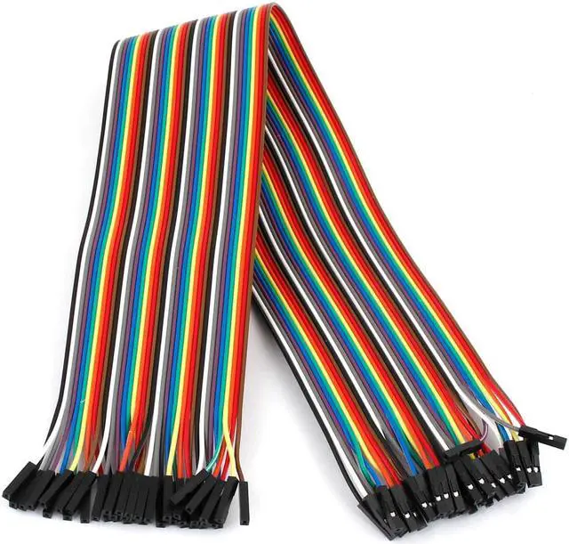 Main image of 40cm 2.54mm 40 Pin Female to Female Cable Line Connect Jumper Wire Colorful