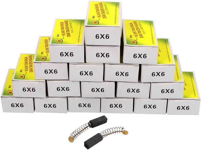 Main image of 20 Pairs Carbon Brushes Power Tool 17 x 6 x 6mm for Generic Electric Motor