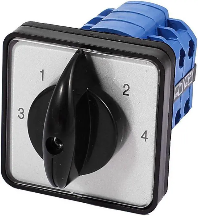 Main image of Electric 5 Position 12 Terminals Rotary Cam Changeover Switch 660V 20A