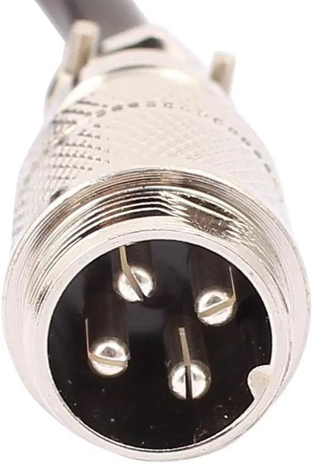 Alt view image 2 of 3 - GX16 4 Pin Male/Female Head Aviation Socket Connector Electrical Cable 2m