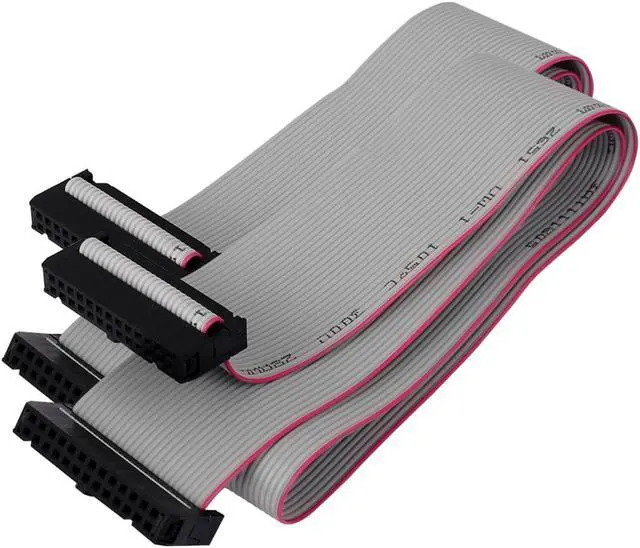 Alt view image 3 of 3 - 2pcs 2.54mm 26-Pin Female to Female IDE PATA Extension Flat Ribbon Cable 50cm