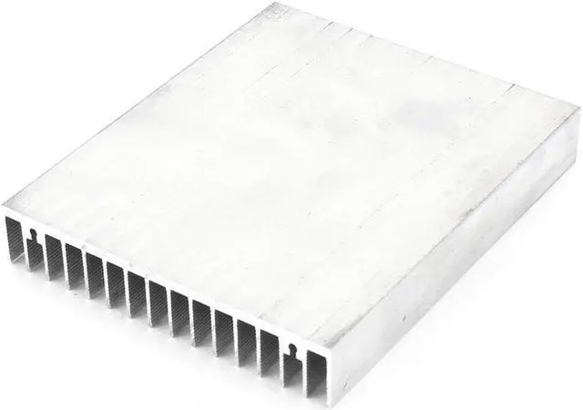 Alt view image 2 of 2 - Silver Tone Aluminium Chipset Heat Diffuse Heatsink Cooling Fin 120x100x18mm