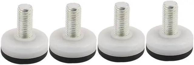 Main image of Unique Bargains M10x20mm Thread Adjustable Furniture Glide Leveling Foot Feet 4Pcs