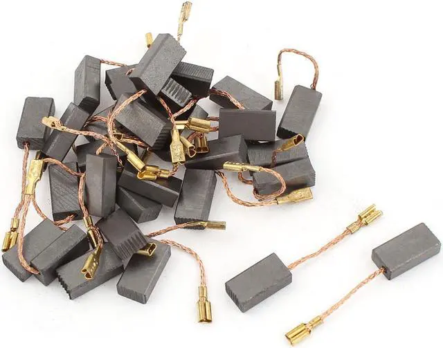 Main image of Unique Bargains 15 Pairs Power Tool Carbon Brushes 15mm x 8mm x 5mm for Angle Grinder