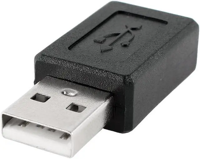 Main image of USB 2.0 A Male Plug to Micro 5Pin Female M/F Adapter Converter Black