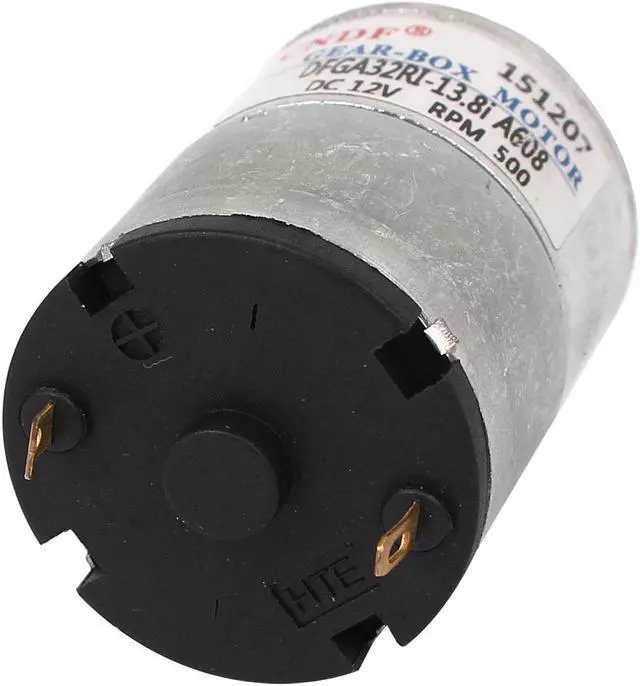 Alt view image 3 of 3 - DFGA32 DC 12V 400-500RPM Output Electric Geared Box Speed Reduce Motor