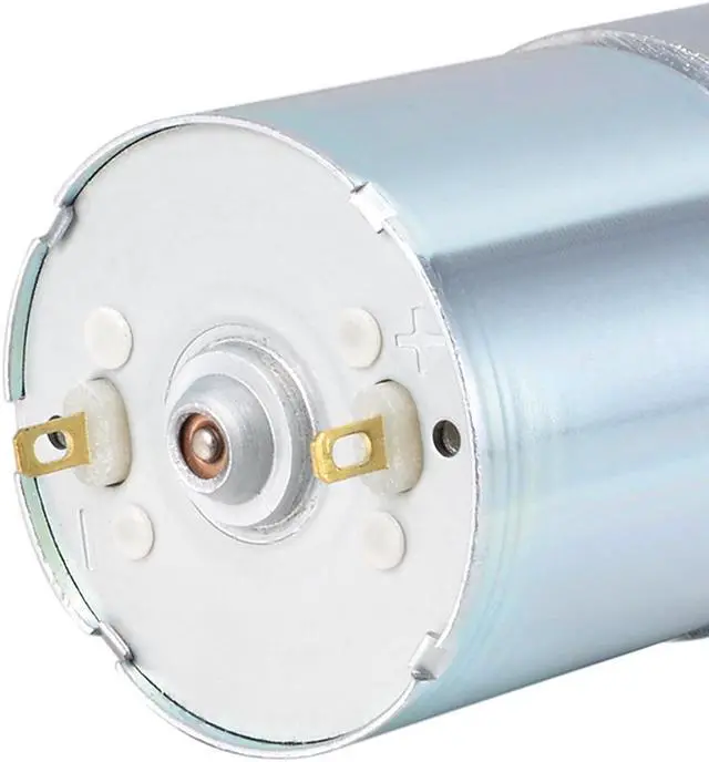 Alt view image 4 of 4 - 24V DC 200 RPM Gear Motor High Torque Electric Reduction Gearbox Eccentric Output Shaft
