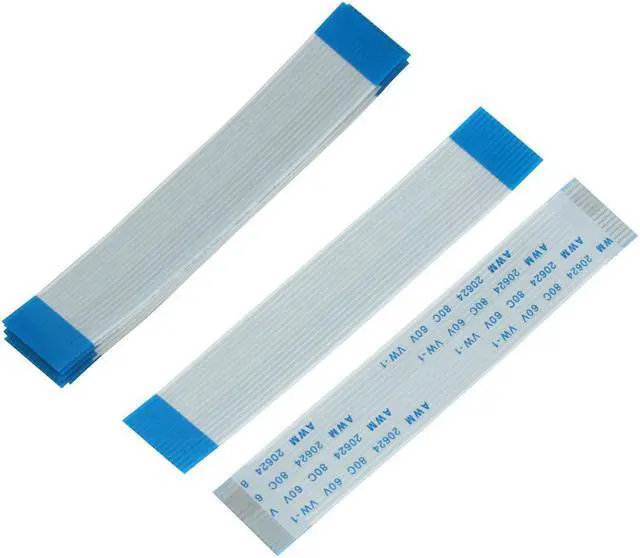 Main image of 10pcs 1.0mm Spacing 15 Pin Flexible Flat Ribbon Cable FPC FFC Connect Wire 90mm